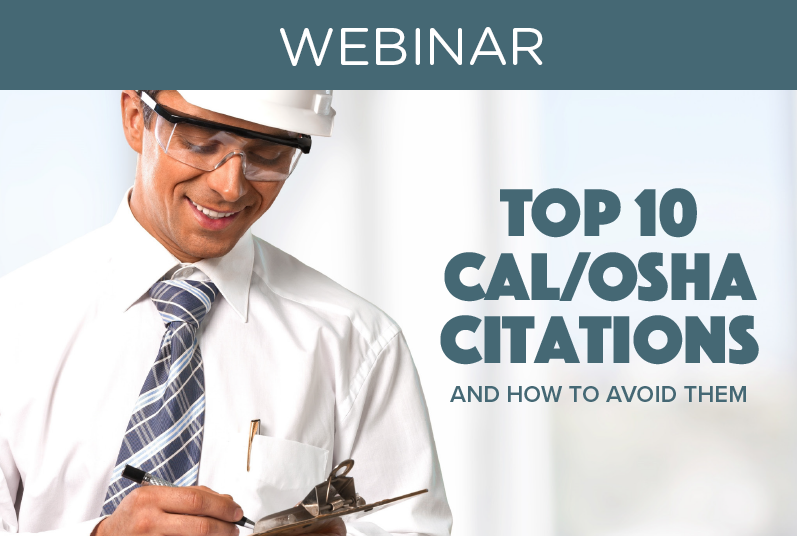 Top 10 Cal/OSHA Citations and How to Avoid Them