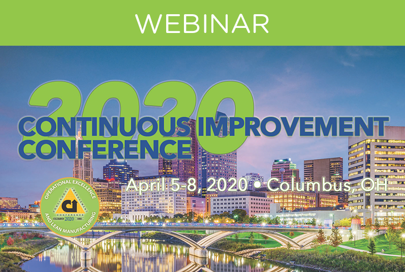 Save the Date: 2020 Continuous Improvement Conference